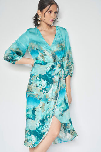 Maui Dress, Turquoise, image 1